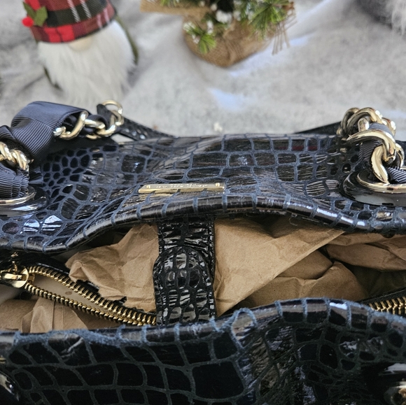 Kate Spade Beautiful Black Alligator Handbag Vintage - Picture 4 of 8